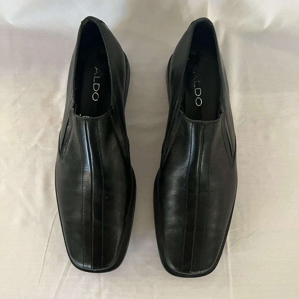 Aldo black dress shoes